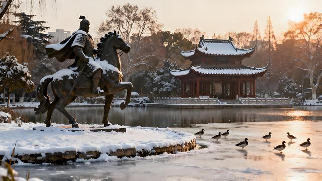 霜染庐州冬韵起，山湖叠翠入诗行 —— 安徽合肥初冬漫游记