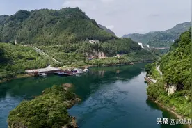 乌江回龙场渡口，90年前红军率先在此突破乌江，保证遵义会议召开图片