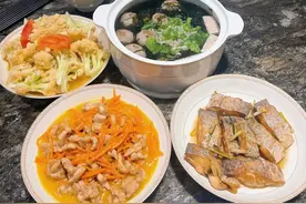 广东潮汕地区的家常菜，每一天都是这样的饭菜，看到就胃口大开图片