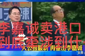 中美竞争转向海运战，李嘉诚事件再发酵，蔡正元激烈言论启发了我图片