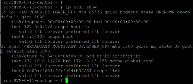 linux学习：查看linux服务器的IP