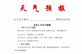 交口：天气有“变” 安全出行更要“应变”图片