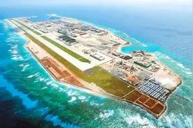 十年过去了，美济岛面积已扩大到6.13平方公里，大自然的鬼斧神工图片
