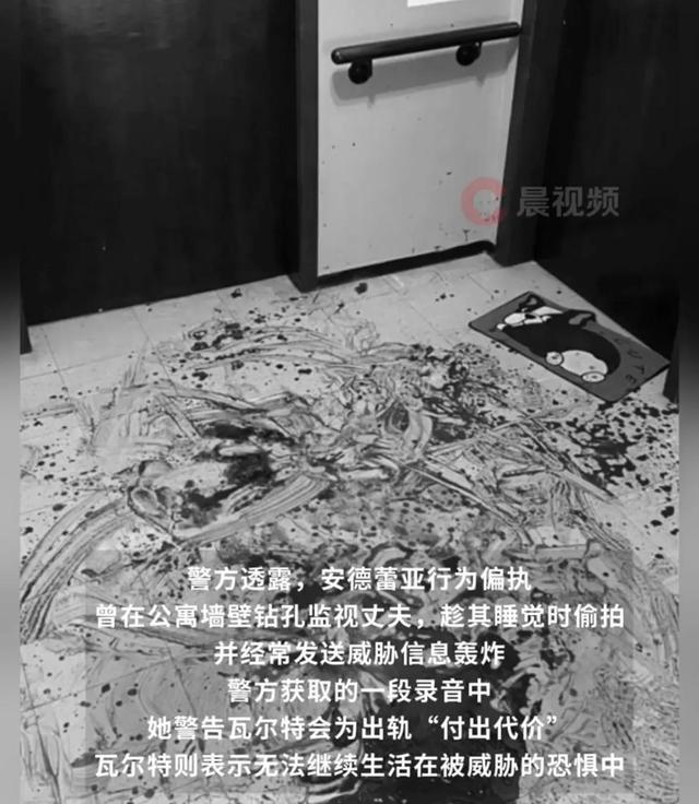 巴西41岁健美冠军睡梦中被妻子刺死，妻子长期怀疑其出轨，曾在公寓墙壁钻孔监视丈夫，警告会为出轨付出代价