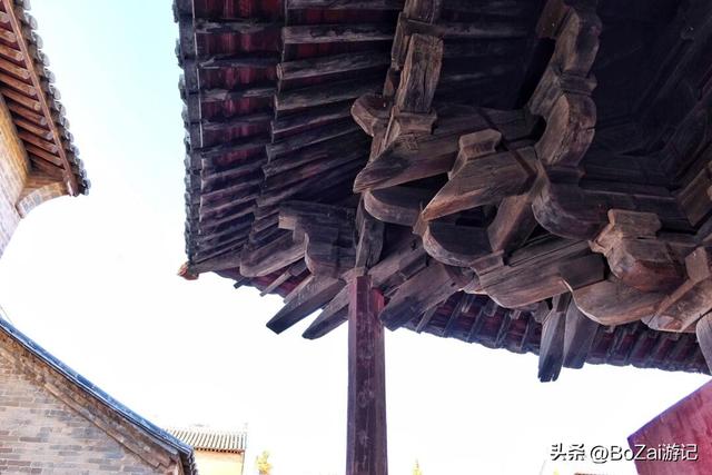 打卡冷门景点，山西崇明寺推荐，中佛殿唐宋融合的建筑美学