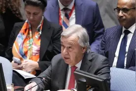 古特雷斯就巴以冲突说了句公道话，以色列跨过五常，要求其辞职图片