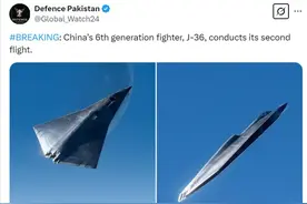 歼36二次试飞，外网破防，美不想卷入军备竞赛，但差距越来越大图片