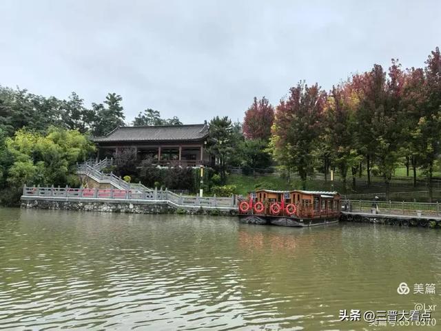 秋雨绵绵漳泽湖