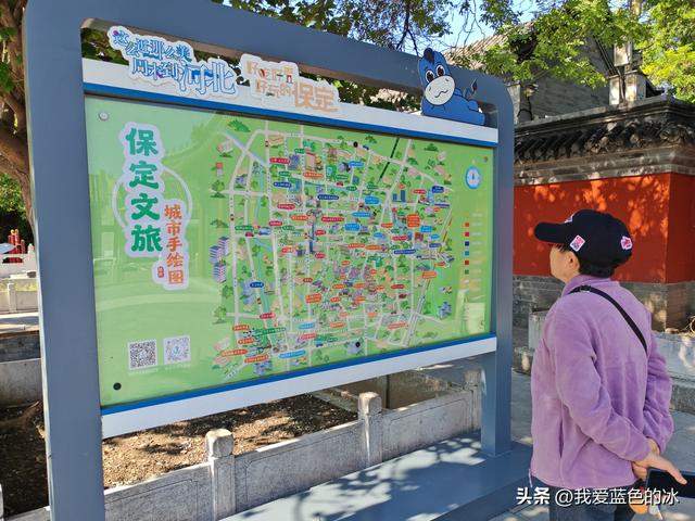 看着保定高高的大慈阁，怕爬山的我最后一咬牙也就登上来了