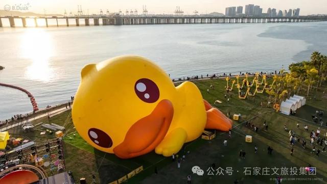 20m高巨型B.Duck小黄鸭即将亮相石家庄滹沱河艺术生态岛