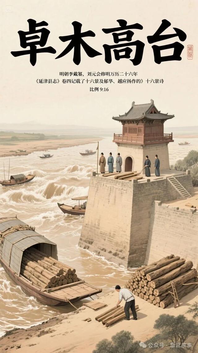 明代延津十六景之AI复原图