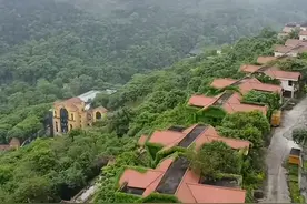 重庆南温泉景区的别墅群业主们为什么不住，如今别墅都长满了藤蔓图片