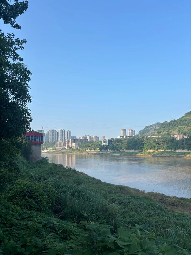 七律·游河边公园