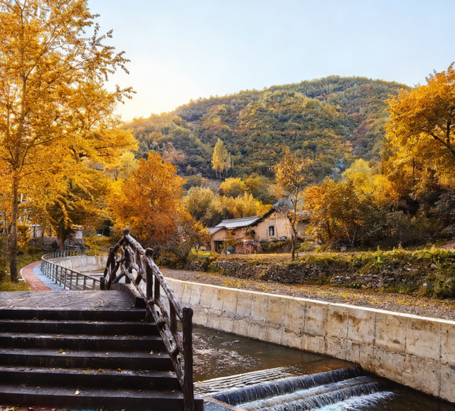 范坝秋光里：诗画田园入梦来