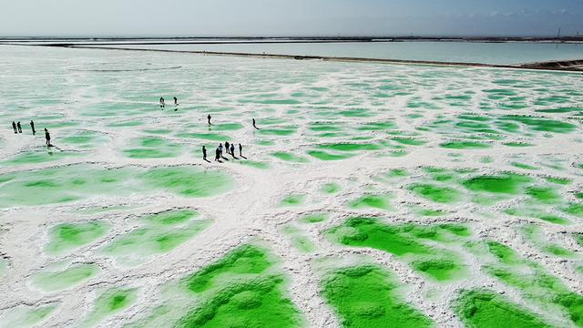 青海旅游-海西州-茫崖翡翠湖