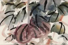 吴昌硕百幅花鸟，用笔老辣，腕底风雷！图片