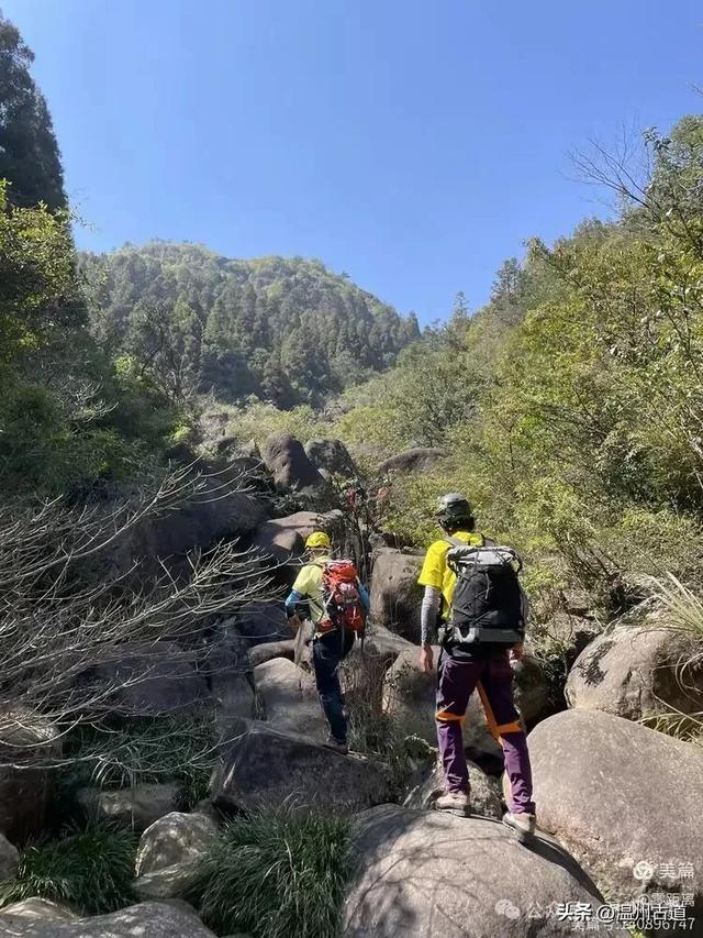 温州这条可至4A景区的著名峡谷穿越线路,风光独特,你可去过?