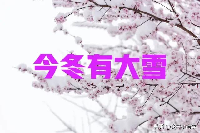 “雪大不大，就看九月初十”，今日九月初十，今冬有大雪？