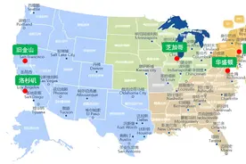 突然发现一个有趣的事情：中、美有五对城市非常相似图片