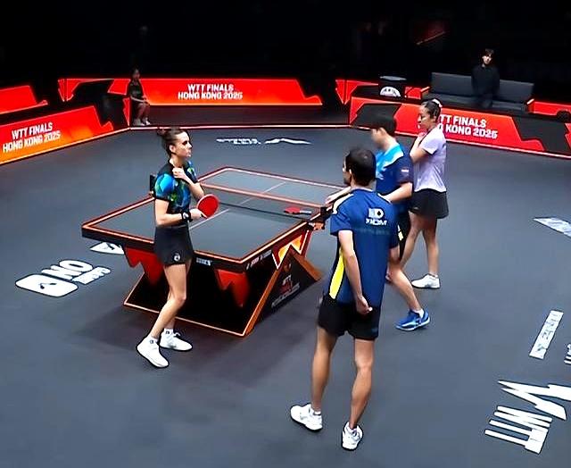 乒乓总决赛：首位世界冠军遭败绩！雨果搭档女友0-3惨败输混双