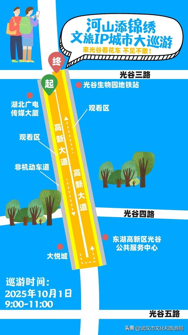 免预约！国庆第一天，20+花车城市大巡游！