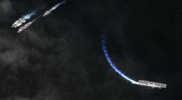 不只辽宁舰编队，美媒终于发现了：中国海军还有6个编队在行动