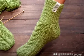 冬天来了暖袜织起来，八条花女袜教程，好看又保暖不比买的差图片