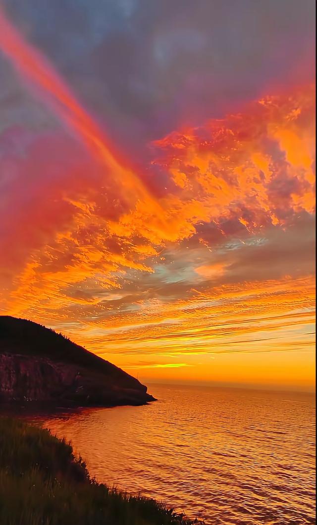 美丽如画，夕阳之约