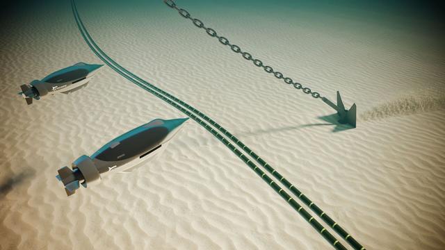 德国公司推出鲨鱼造型水下机器人	，协助守护全球80万英里海底电缆