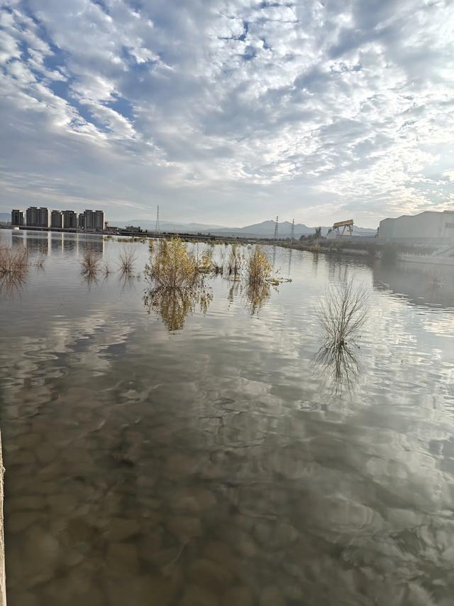 与宣化原579团老战友唐顺义边走边聊，从万柳小桥走到冰雪大世界