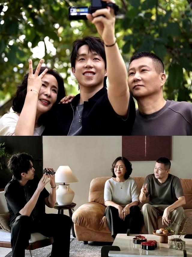笑不活	，王楚钦和爸妈过中秋，化身王怼怼，说妈妈偏爸又搁哪跟我