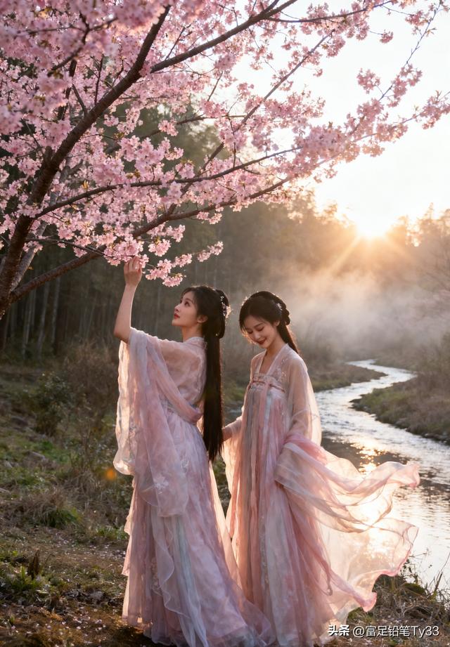 春日野餐，花海漫步，古风飘逸，与自然共舞！