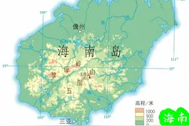 海南岛最东、南、西、北的陆地点在哪里?图片
