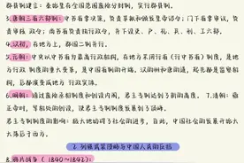 初中历史考试万能答题模板图片