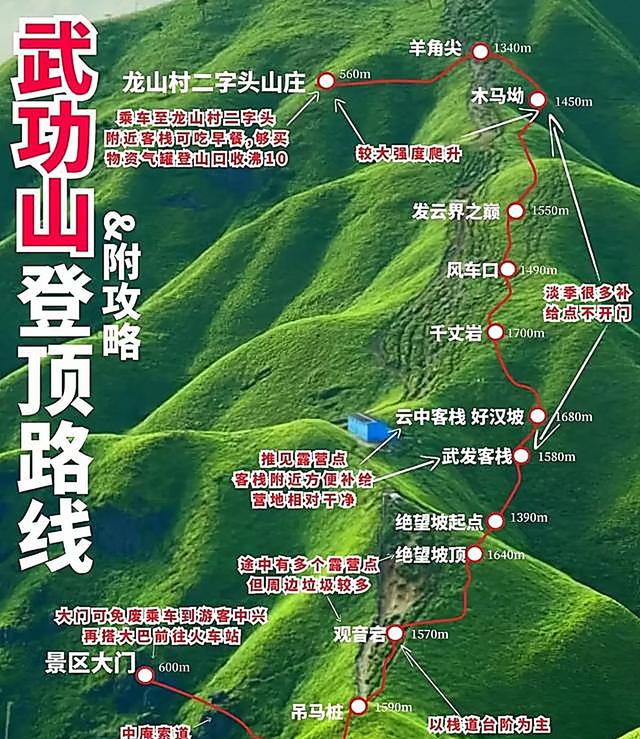 看这一篇就够！手把手教你武功山旅游全攻略，超详细