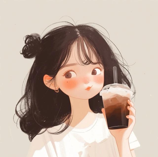 简单气质女生头像