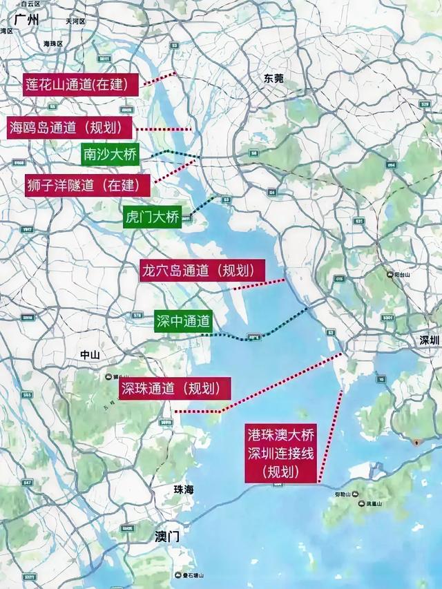 珠江口或再迎深珠通道，造价远超深中通道，还有必要的建造吗？