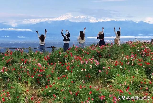 成都蒲江爆红徒步路线，观景台可观四姑娘山和贡嘎雪山，全部免费
