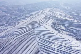 甘肃会宁：梯田雪景美如画图片