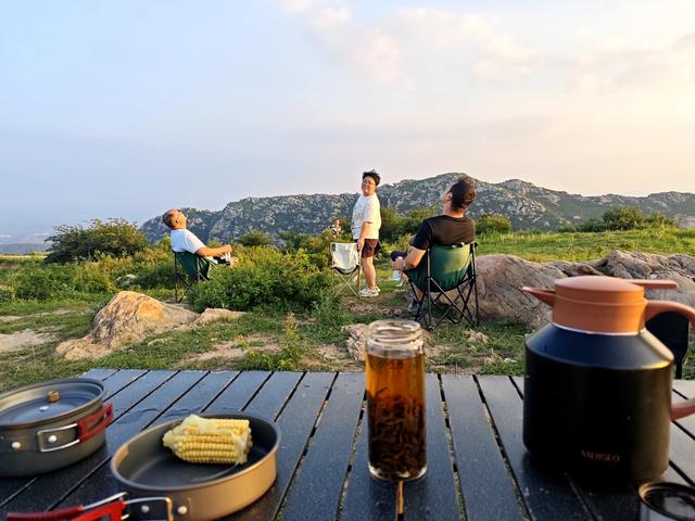 河南禹州:神秘的具茨山，浅井镇大鸿寨的晚霞景色迷人