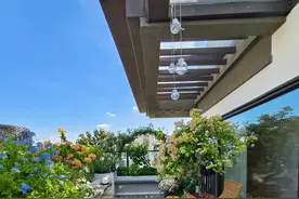 老婆非要一个楼顶花园，完工后简直美炸了！图片