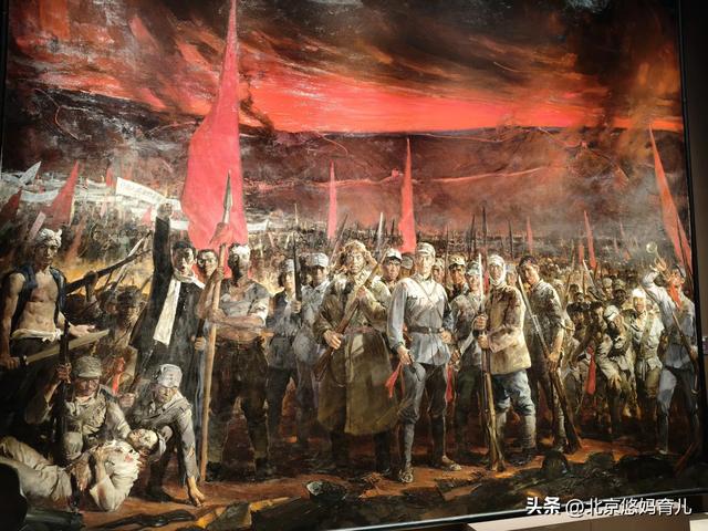带孩子去中国美术馆参观“人民必胜”主题展，爱国主义教育太深刻