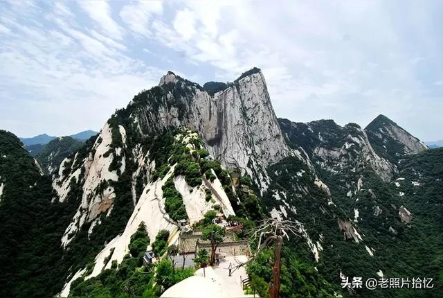 太罕见，90年前德国人拍摄的华山！那时的华山，竟如此壮观？