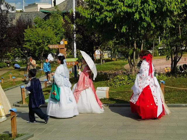 延吉市的中国朝鲜族民俗园