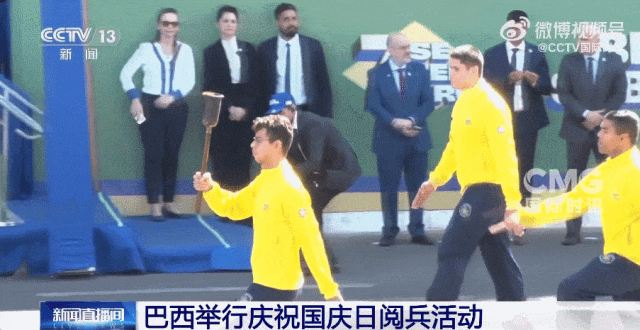巴西阅兵现场画面来了
