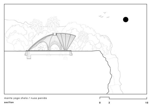 巴厘岛度假村上新！以魔鬼鱼为灵感的竹构建筑漂浮海天之间