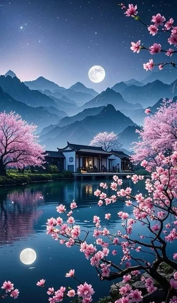 一念秋风起，一念落叶黄，愿这一季清秋，人常好，月正圆