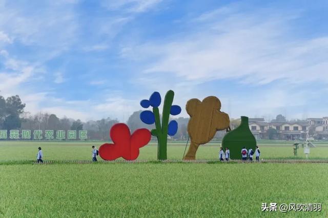 成都西边一个艺术村，73处林盘院落，适合打卡，再现“大地景观”