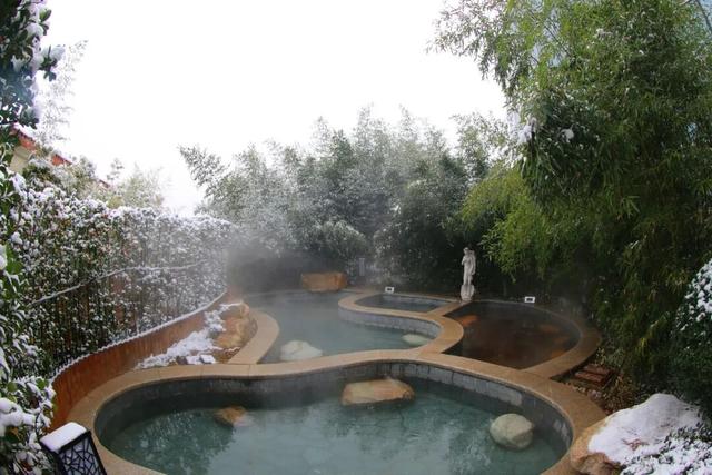 【雪漫汤头 温泉入梦】 汤头温泉旅游度假区“清冷与温润”的冬日美景皆在这里