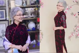 93岁白发奶奶：样貌年轻，身形不输年轻人，她的“冻龄”秘诀在这图片